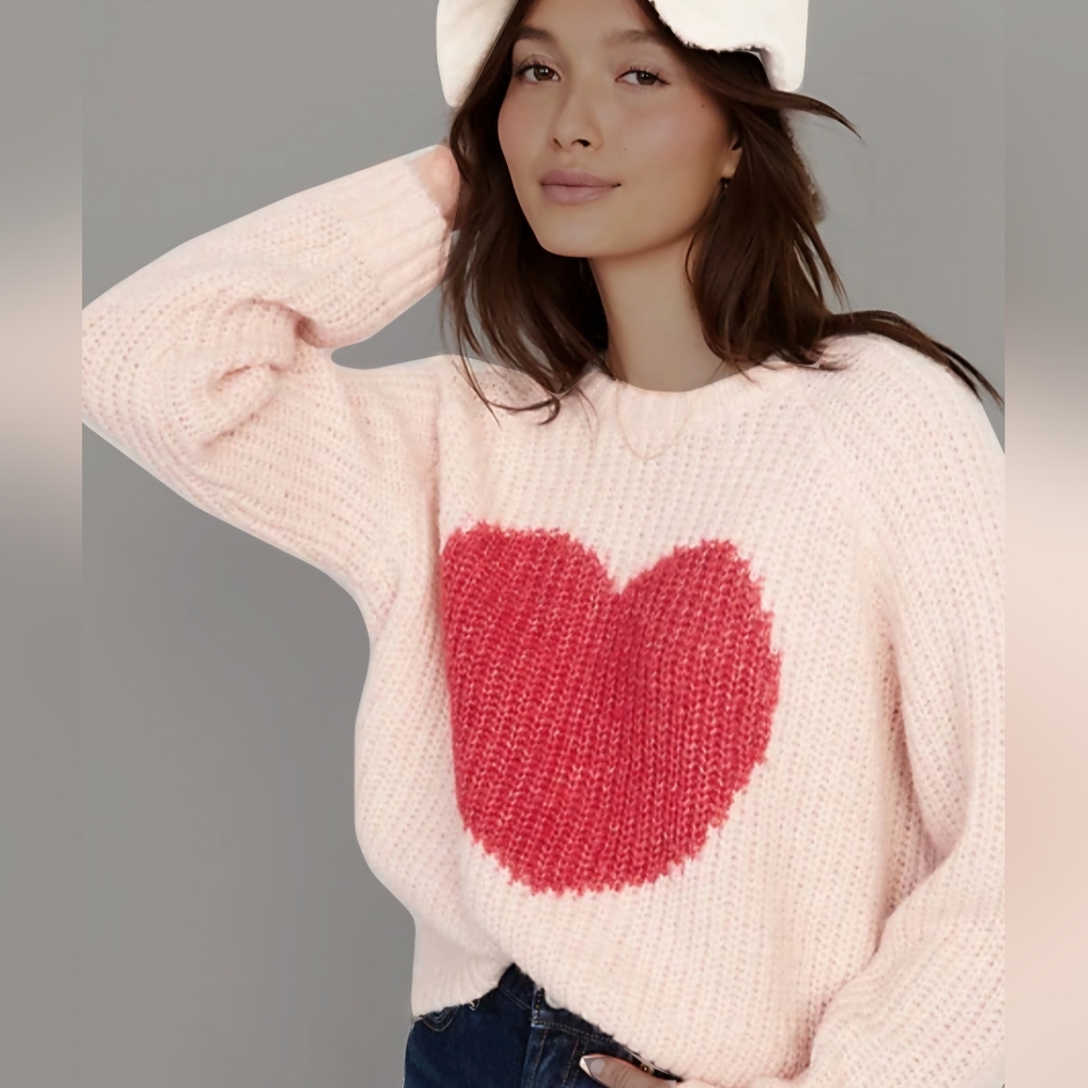 Old Navy Jaquard Heart sweater